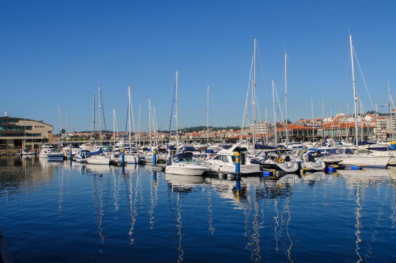 Apartamento Centro Sanxenxo Con Parking Gratis Bagian luar foto