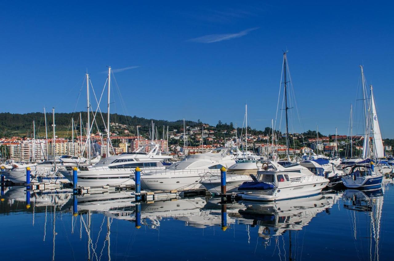 Apartamento Centro Sanxenxo Con Parking Gratis Bagian luar foto
